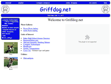 Tablet Screenshot of griffdog.net
